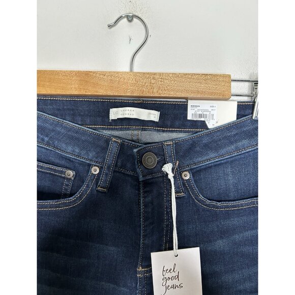 Lauren Conrad Skinny Jeans Mid Rise Feel Good Stretch New With Tags Size 4 NWT - Picture 3 of 9